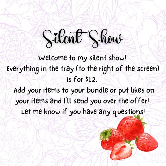 Silent Show Listing! - Picture 1 of 2